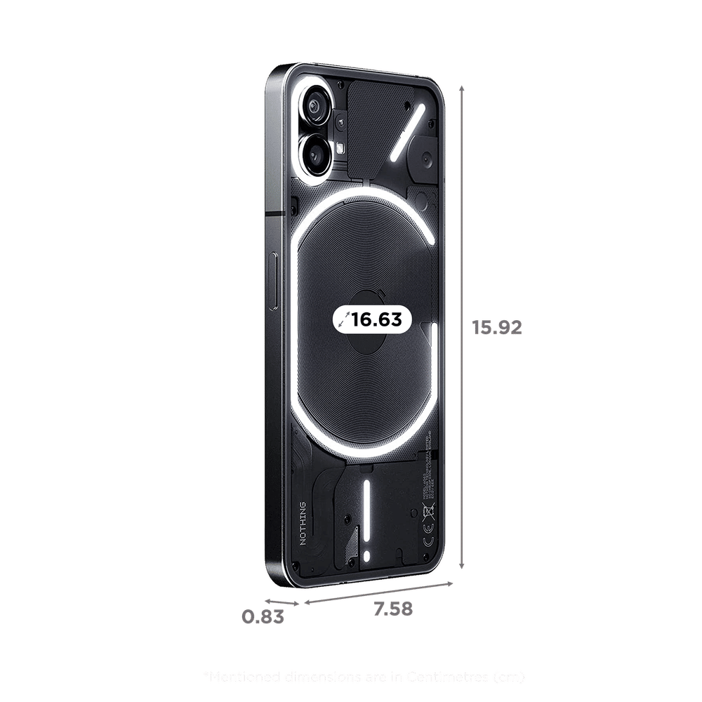 smartfon nothing phone 1 12 256gb 5g 6.55 120hz biały